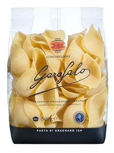 FIDEOS GAROFALO CONCHIGLIONI 2-88 500GRS