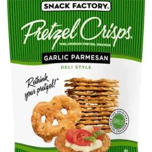 PRETZEL CRISPS AJO Y PARMESANO X204G