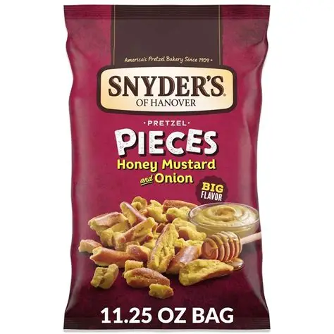 Snyder's Pretzel Pieces Honey Mustard & Onion 318 g
