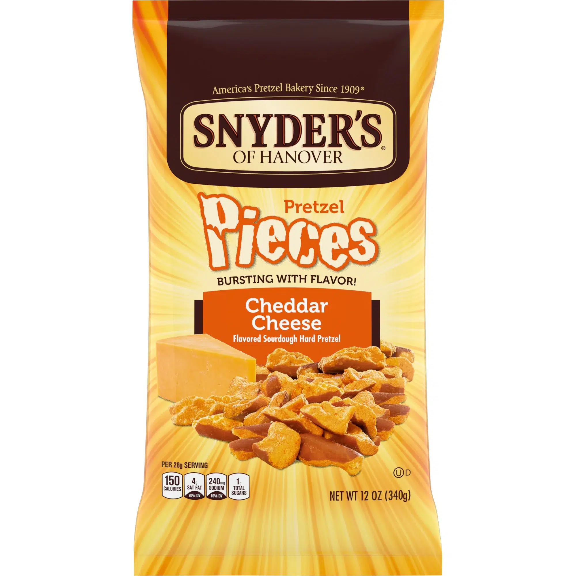 Snyder's Pretzel Pieces Cheddar Cheese 318 g